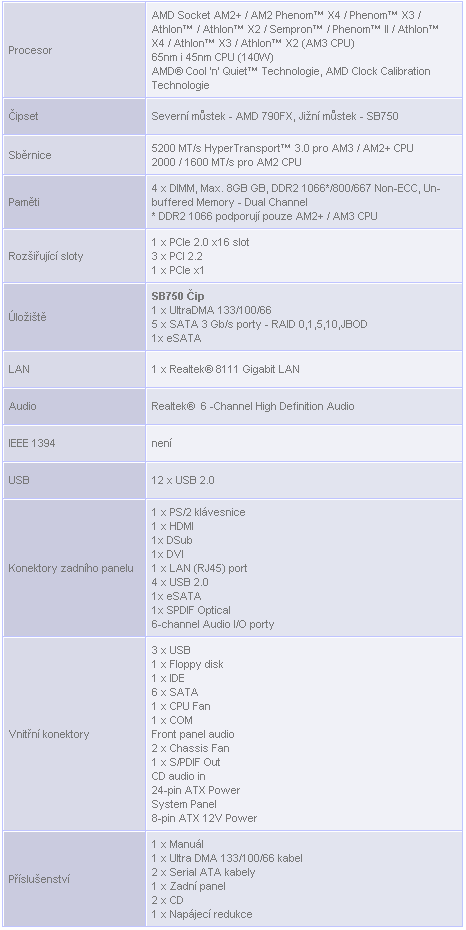 Vybíráme desku pro Phenom - Čtyřikrát AMD RD790