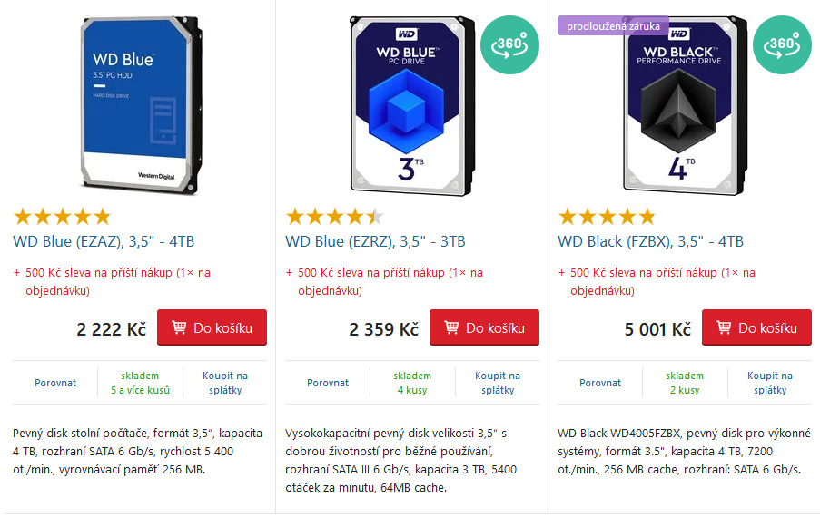 Test disků Western Digital Blue – CMR klasika versus SMR šindel – dodatek první