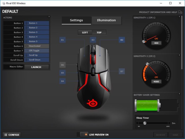 SteelSeries Rival 650 Wireless: bedrátová těžká váha