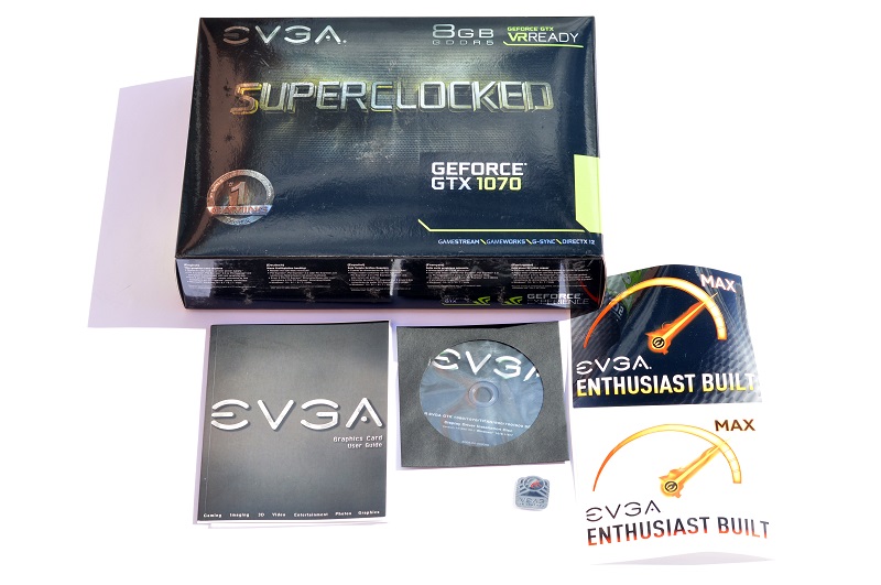 EVGA GTX1070 SC ACX3.0 – balení