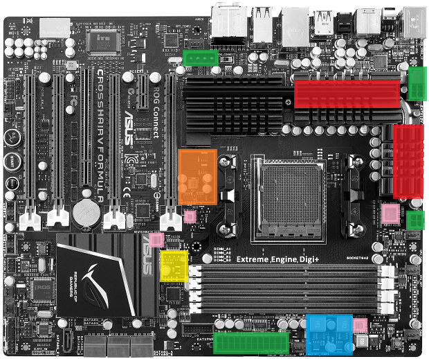 Asus Crosshair V Formula – nejvyšší základ pro Bulldozer