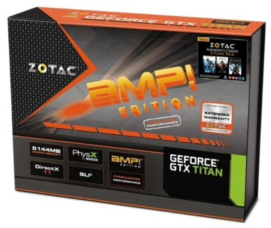 ZOTAC představil vylepšenou GTX Titan AMP! Edition