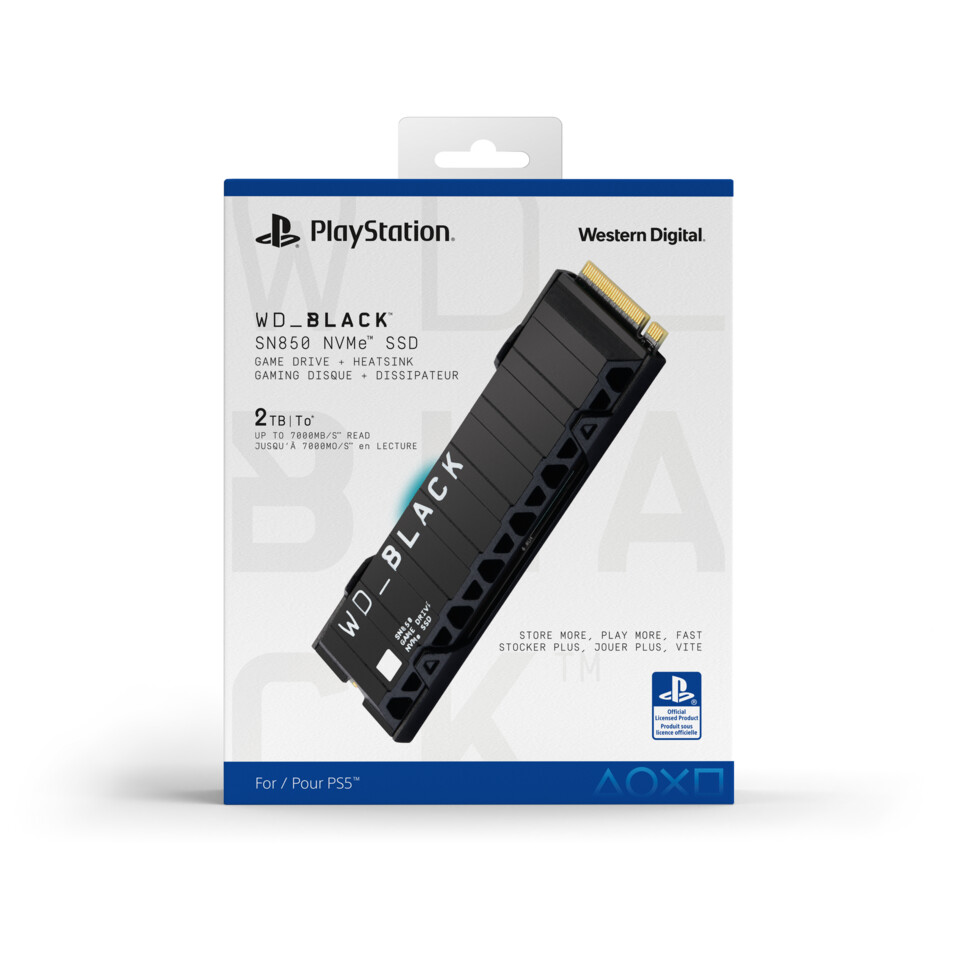 Western Digital má první oficiálně licencované SSD pro Playstation 5