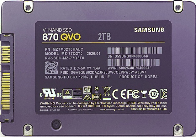 SSD disk Samsung 870 QVO 2TB: Solidní kapacita i cena, ale...