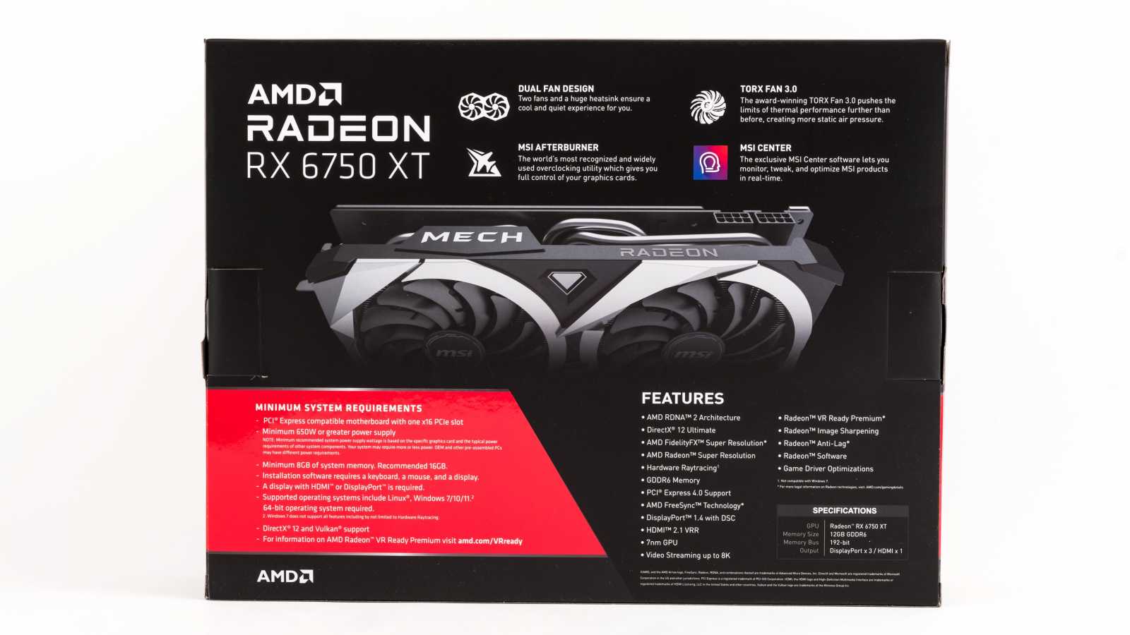 MSI Radeon RX 6750 XT Mech 2X 12G OC: nižší cena a malé ambice