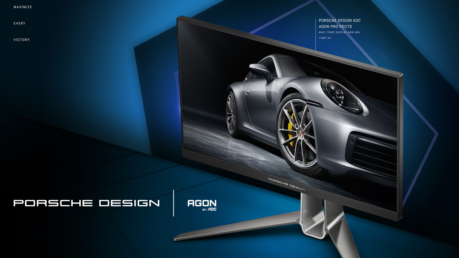 AOC ukázalo další monitor vzoru designu Porsche, bude dostupnější