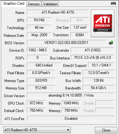 ATI Radeon HD 4770 - málo peněz hodně grafiky