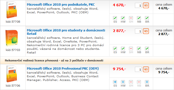 Doporučené sestavy a monitory – prosinec 2010