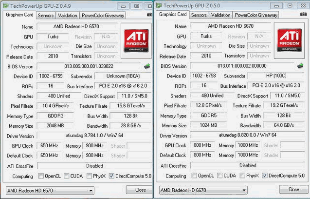 Uniklé specifikace Radeonu HD 6570 a HD 6670 s GPU Turks