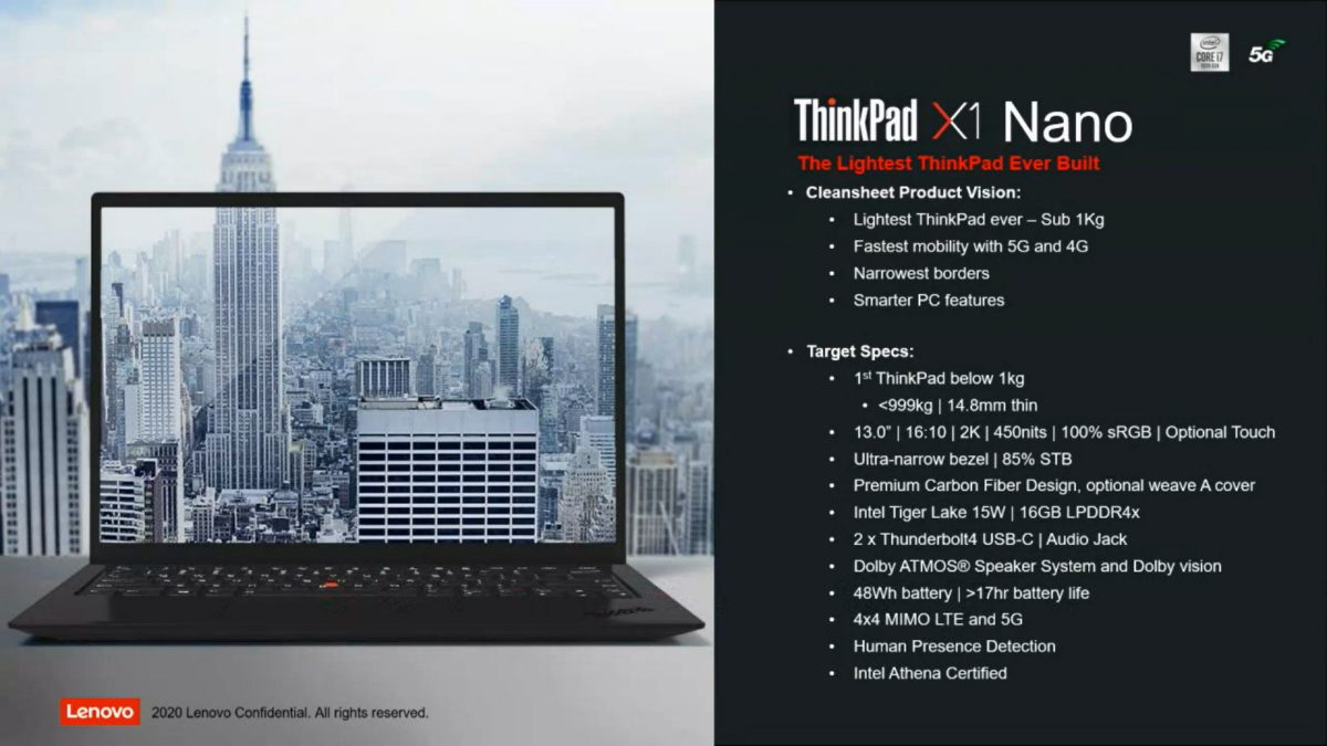 Lenovo ThinkPad X1 Nano je výkonný, neváží ani kilo a nabízí skvělou výdrž