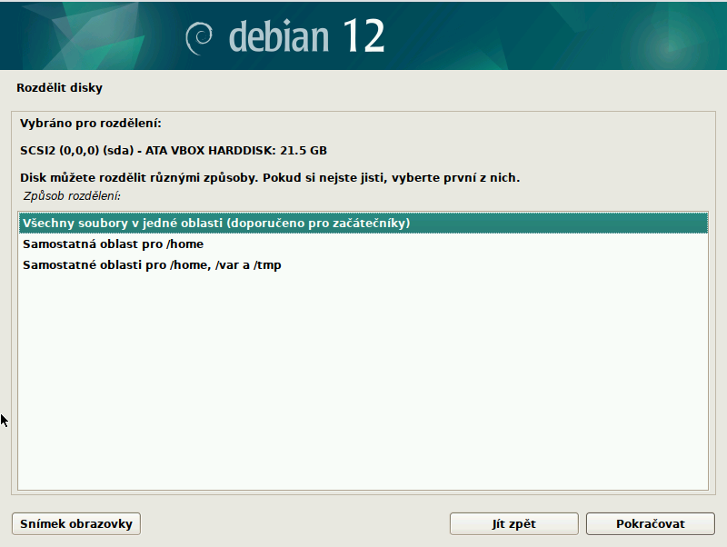 Nový Debian 12: představení a vytvoření testovacího serveru 