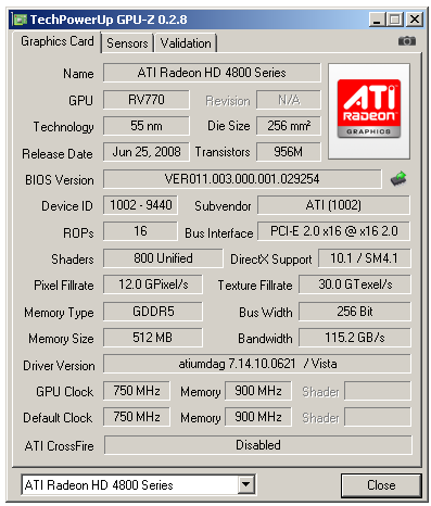 Radeon HD4870 1GB vs. GeForce GTX 260 (216 SP)