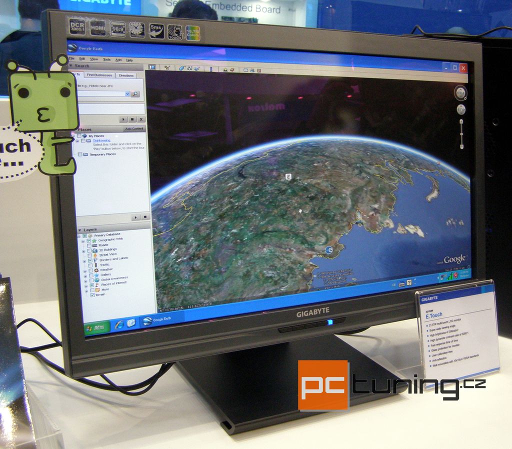 CeBIT: Gigabyte představil E-Touch panel