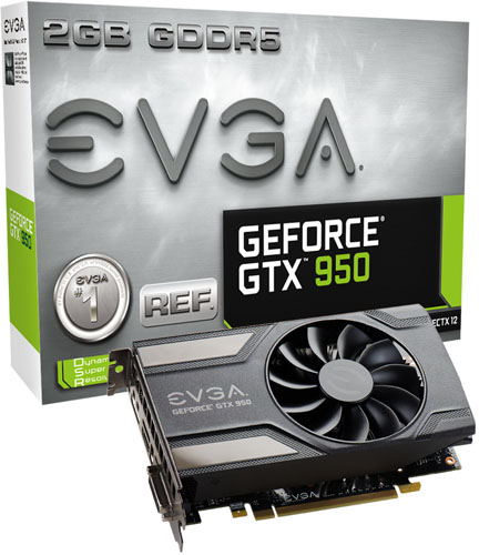 EVGA uvádí na trh čtyři modely grafiky GeForce GTX 950 napájené pouze přes PCIe