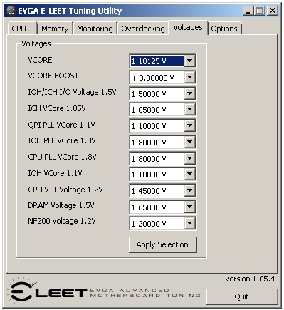 EVGA X58 Classified - Majstrštyk pro taktování Core i7