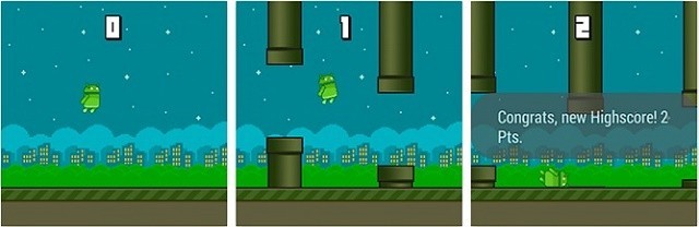 Flipsy Droid – klon Flappy Bird pro OS Android Wear