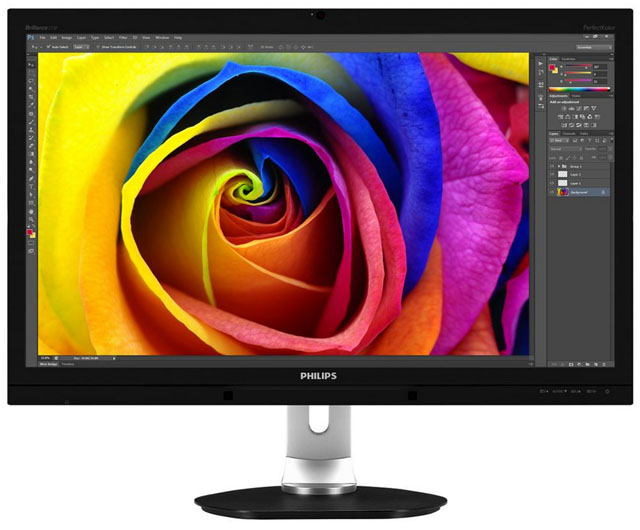 Philips 272P4APJKHB: 27" monitor s AHVA IPS panelem, rozlišením WQHD a webovou kamerou