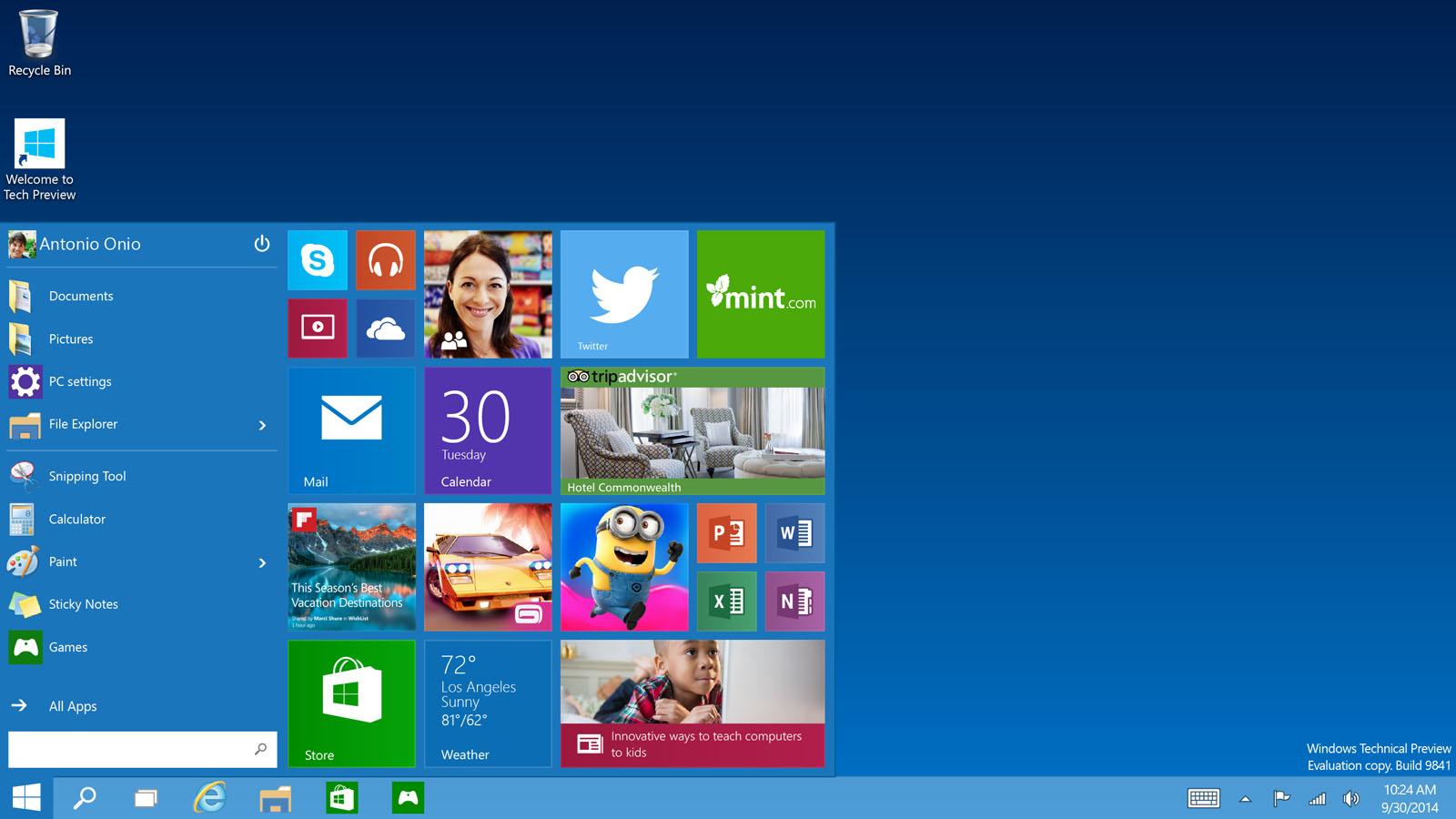Microsoft pojmenoval svůj nový operační systém Windows 10, zaměřený je konečně zase i na desktopy