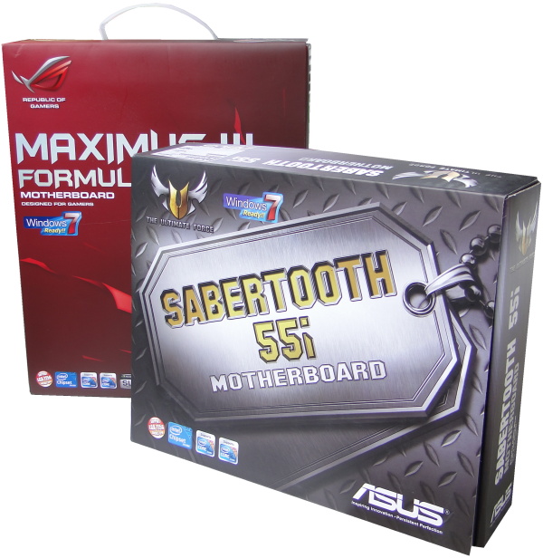 High-End s P55 Express - Maximus III a Sabertooth 55i