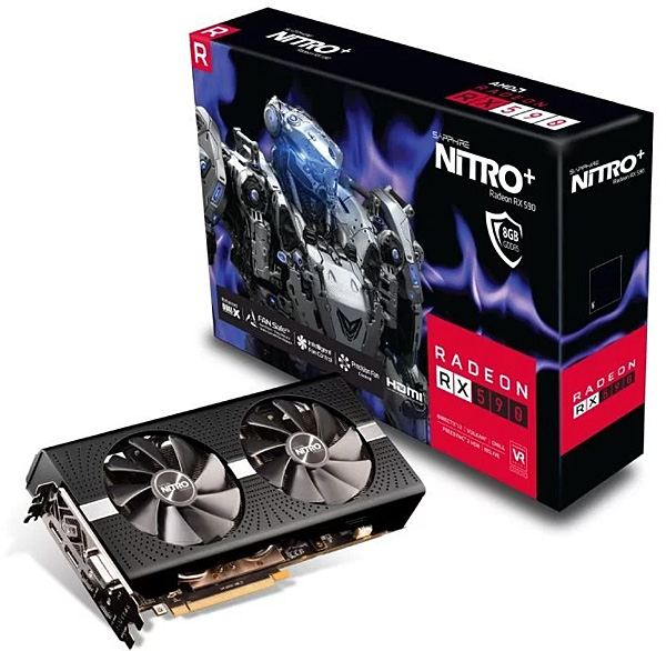 Grafická karta AMD Radeon RX 590 – Sapphire Radeon NITRO+ RX 590 8G