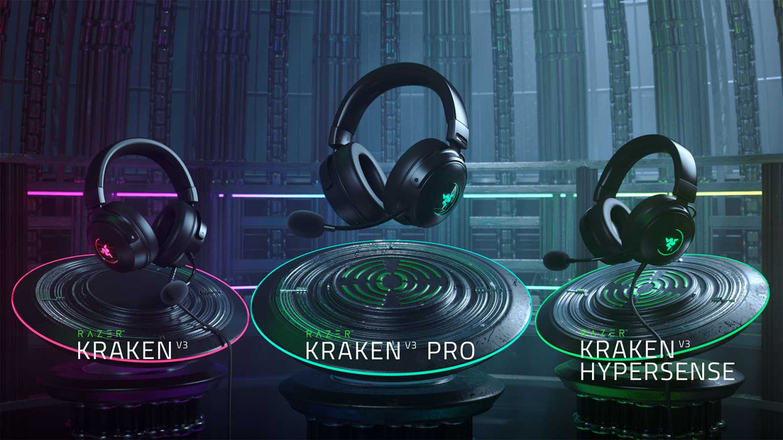 Zažijte novou úroveň herního zvuku díky sluchátkům z řady Razer Kraken V3