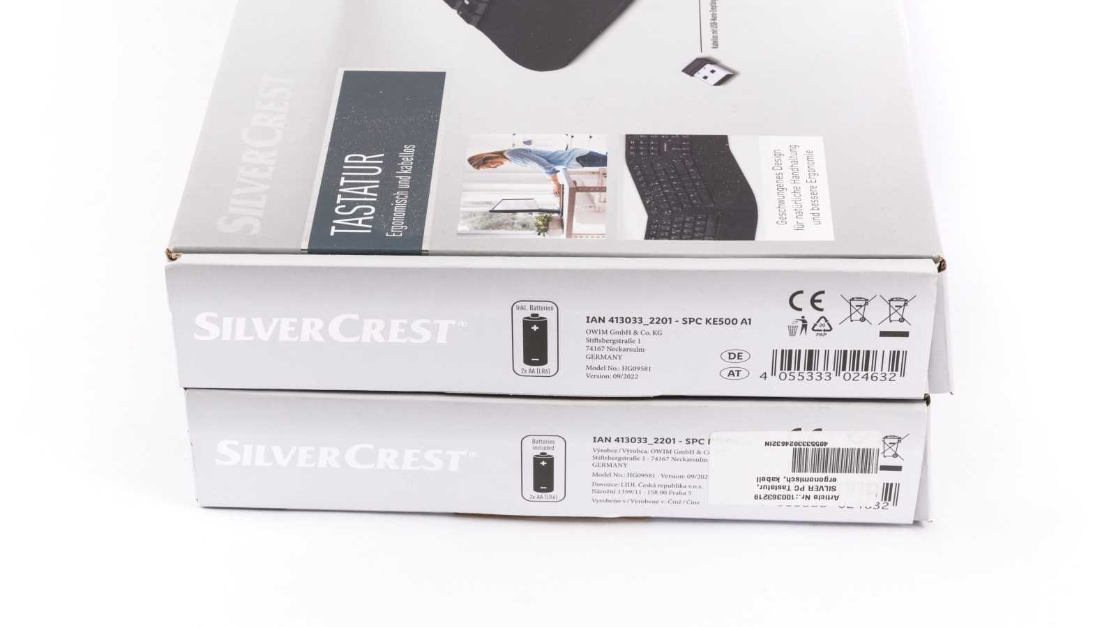 Ergonomická bezdrátová klávesnice SilverCrest z Lidlu za osm stovek v testu