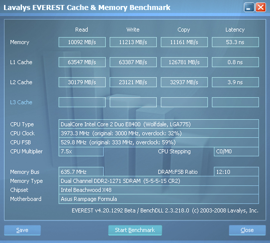 ASUS Rampage Formula - X48 Express s paměťmi DDR2