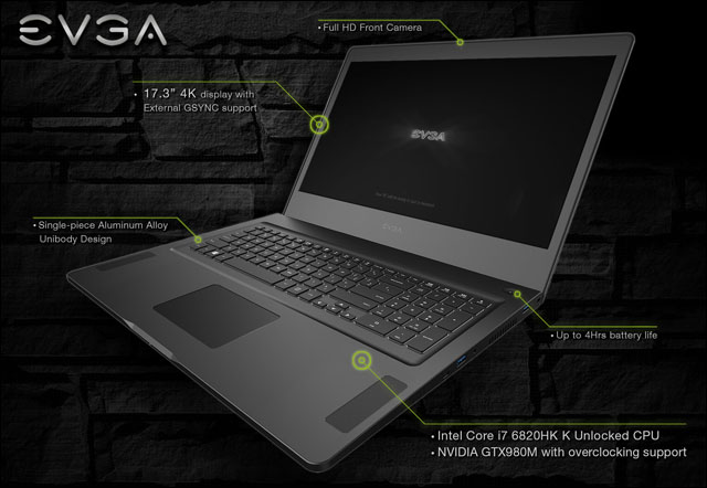 EVGA přestavila na CES řadu novinek včetně vlastního herního notebooku a AiO vodního chladiče