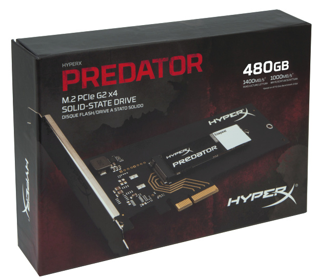 Kingston Predator 480GB: ultrarychlé SSD do slotu PCI-E