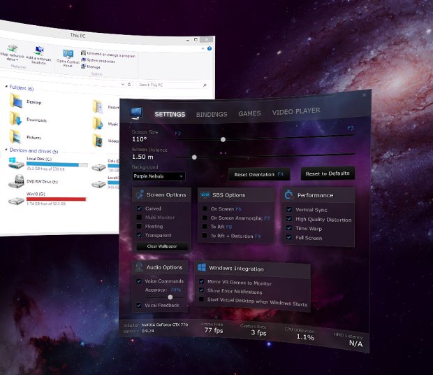 Aplikace Virtual Desktop