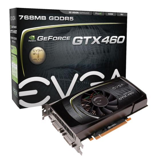 EVGA nabízí přetaktovaný BIOS pro grafické karty GeForce GTX 460