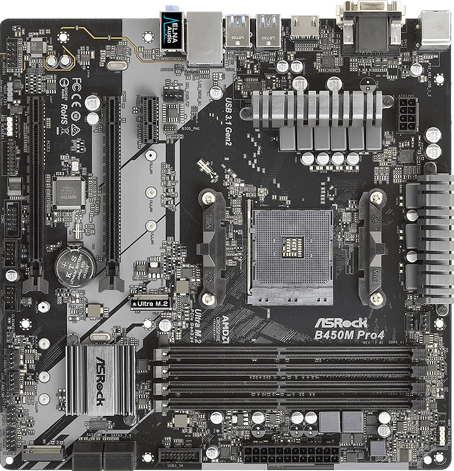 Základní deska ASRock B450M Pro4