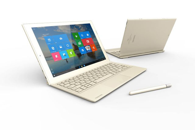 Toshiba dynaPad: nejtenčí a nejlehčí 12" hybrid se systémem Windows 10 a přesným stylusem