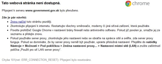 Hackeři z Anonymous odstavili web slovenské vlády