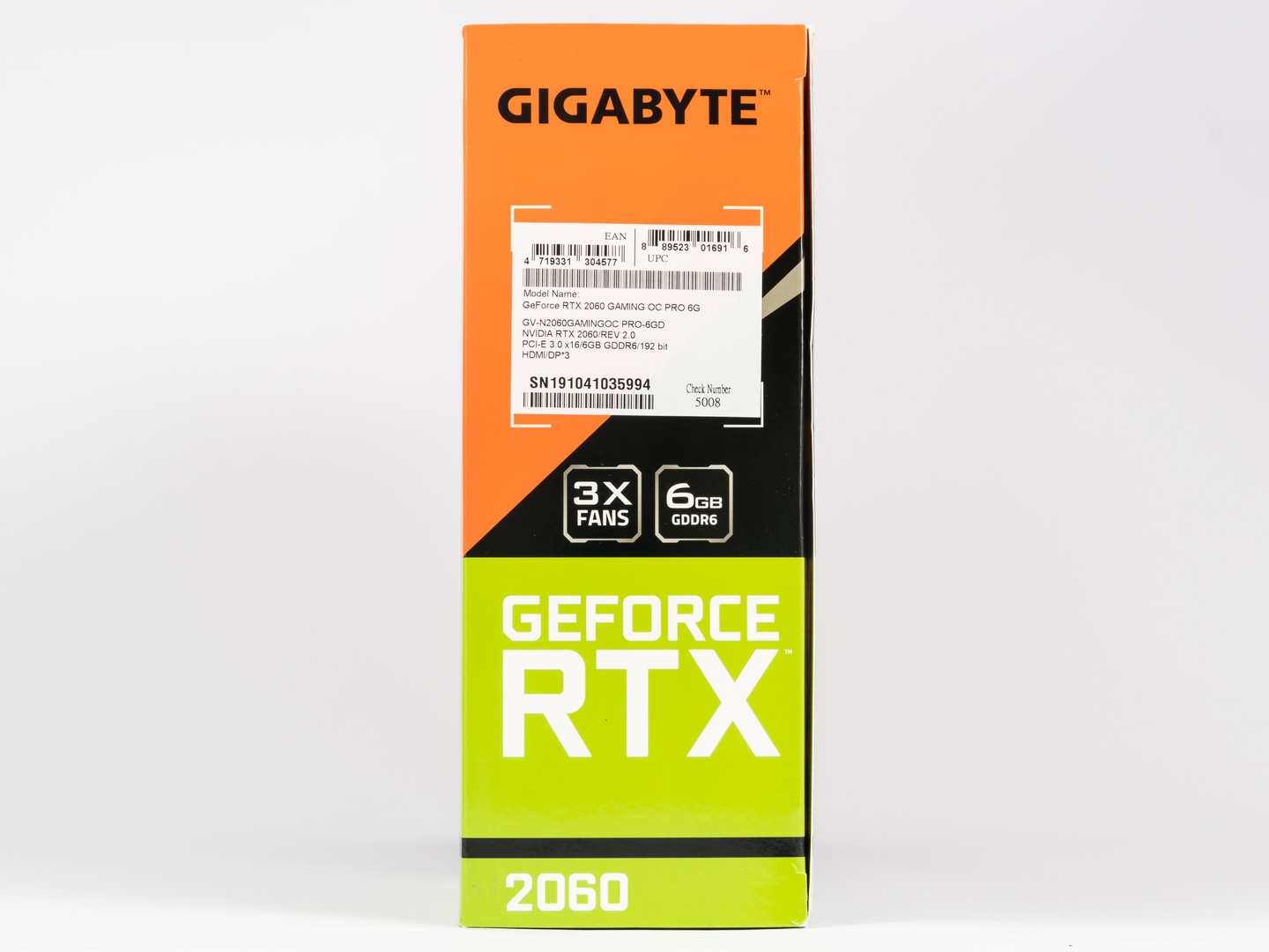 Gigabyte RTX 2060 Gaming OC Pro rev. 2.0 v testu