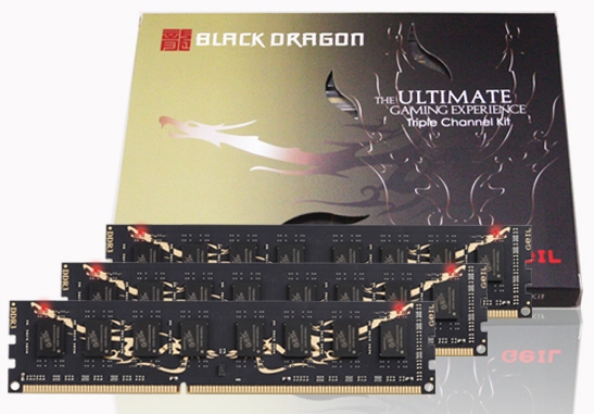 GeIL přidává do nabídky tříkanálové DDR3 kity z edice Black Dragon