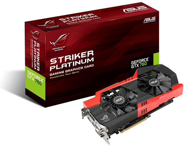 ASUS připravuje grafickou kartu ROG Strider GTX 760 Platinum s vylepšeným chlazením a PCB