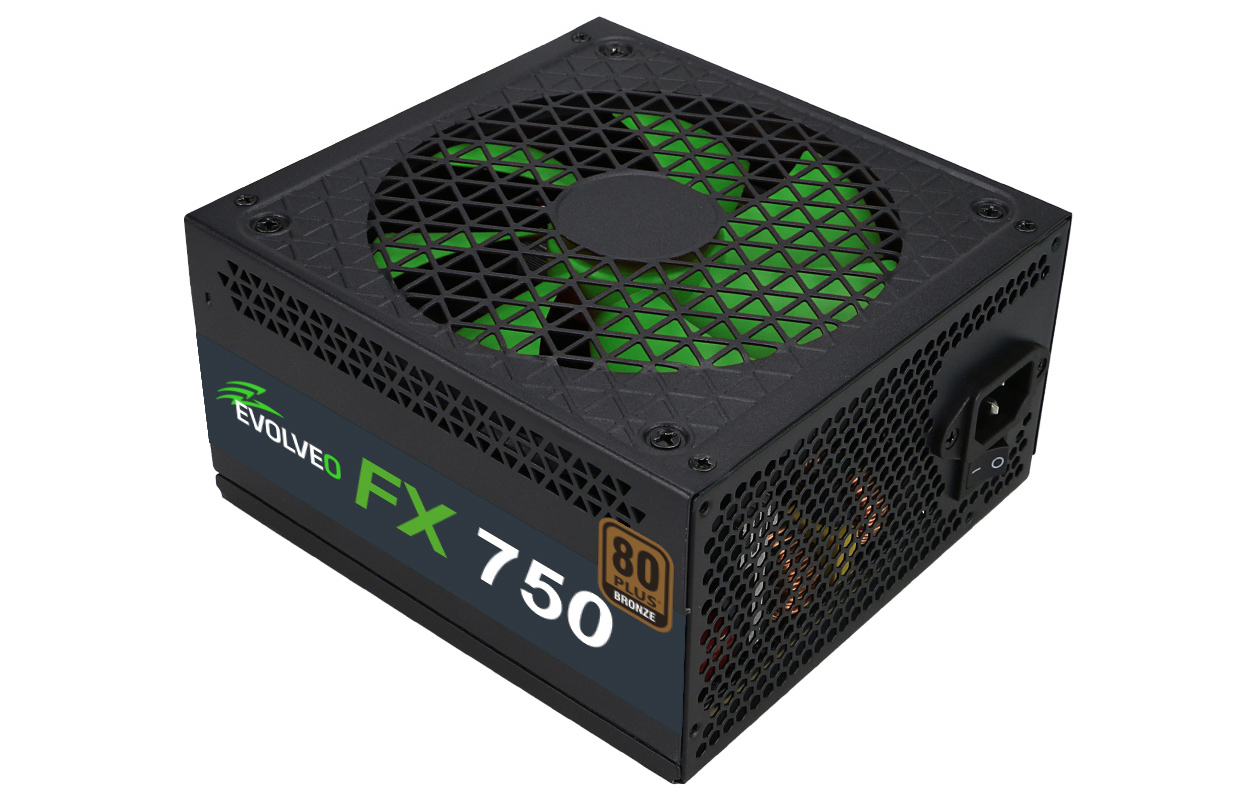 Do prodeje míří počítačové zdroje Evolveo FX 650 a 750