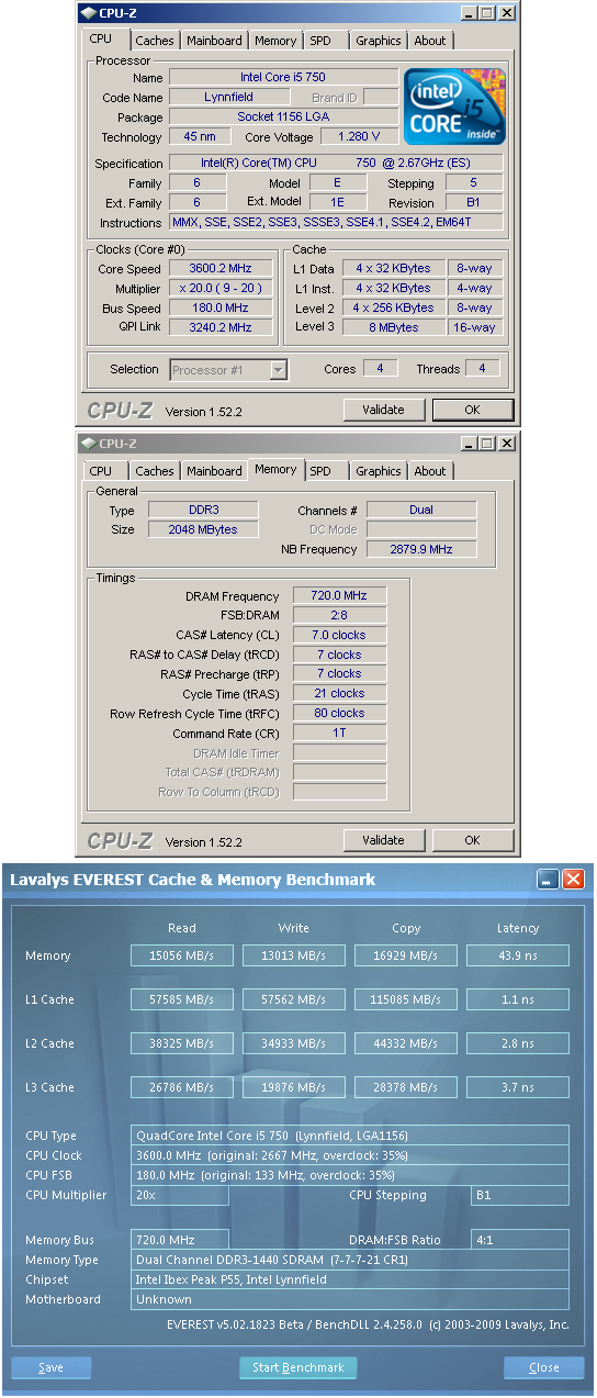 Jak na přetaktování - Core i5 750 a socket LGA 1156