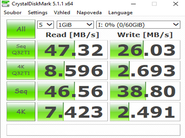 CrystalDiskMark 5.1.1