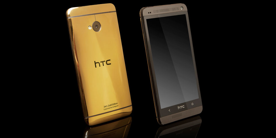 Za 60 000 korun můžete mít pozlacený smartphone HTC One