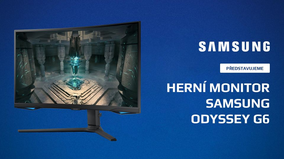 Chytrý herní monitor Samsung Odyssey G6 skrývá víc, než se na první pohled zdá