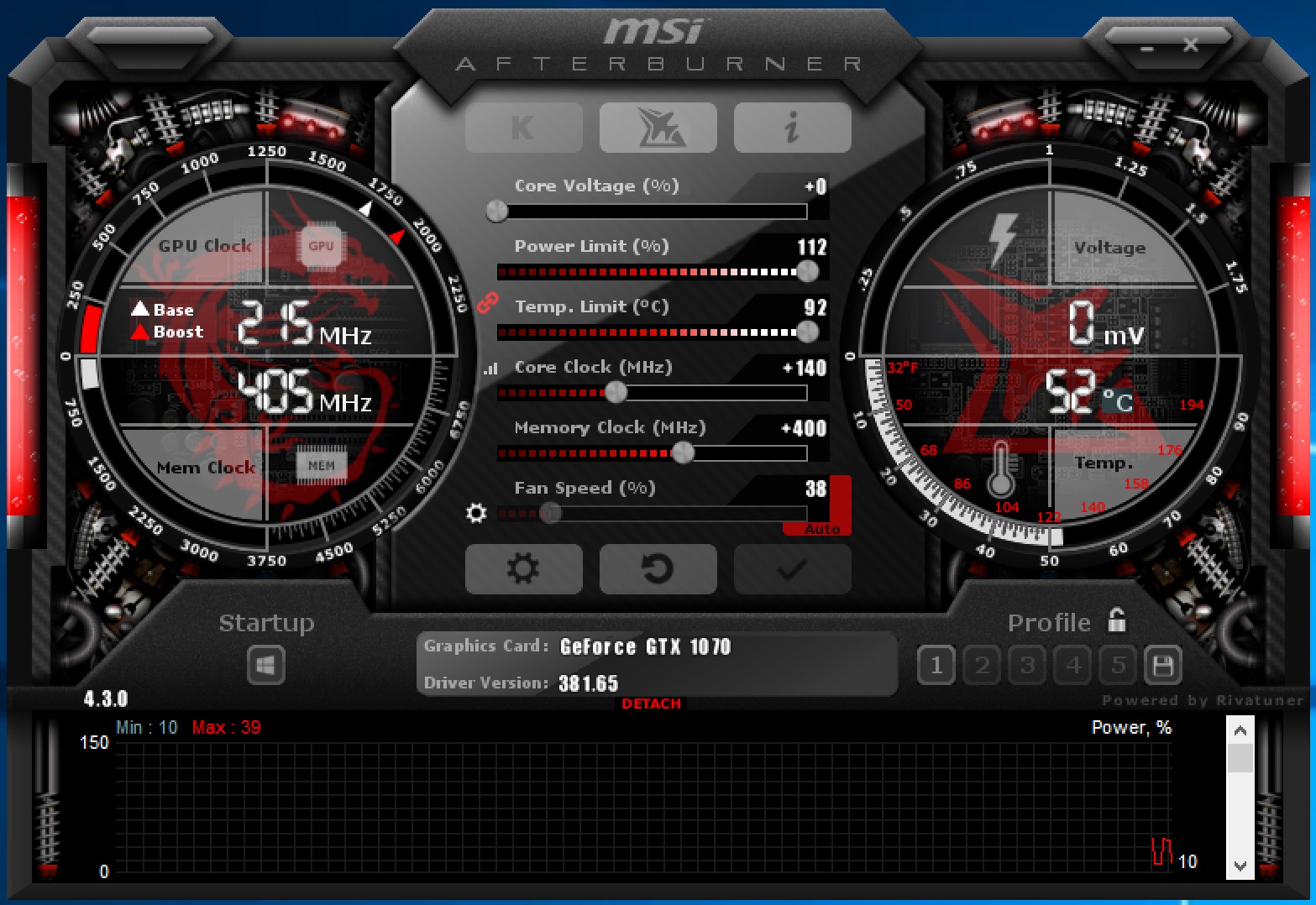 MSI AfterBurner 4.3.0