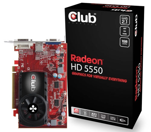 AMD Radeon HD 5550 od Club3D