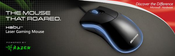 Microsoft SideWinder - herní myš MS "bez Razeru"