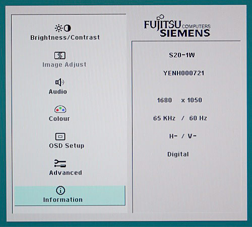 Fujitsu-Siemens S20-1W aneb 20" za babku