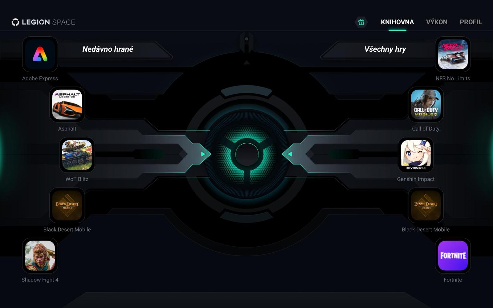 Aplikace Lenovo Vantage