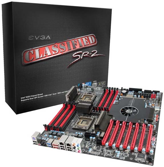 EVGA Classified SR-2 - deska pro dva procesory na lámání rekordů