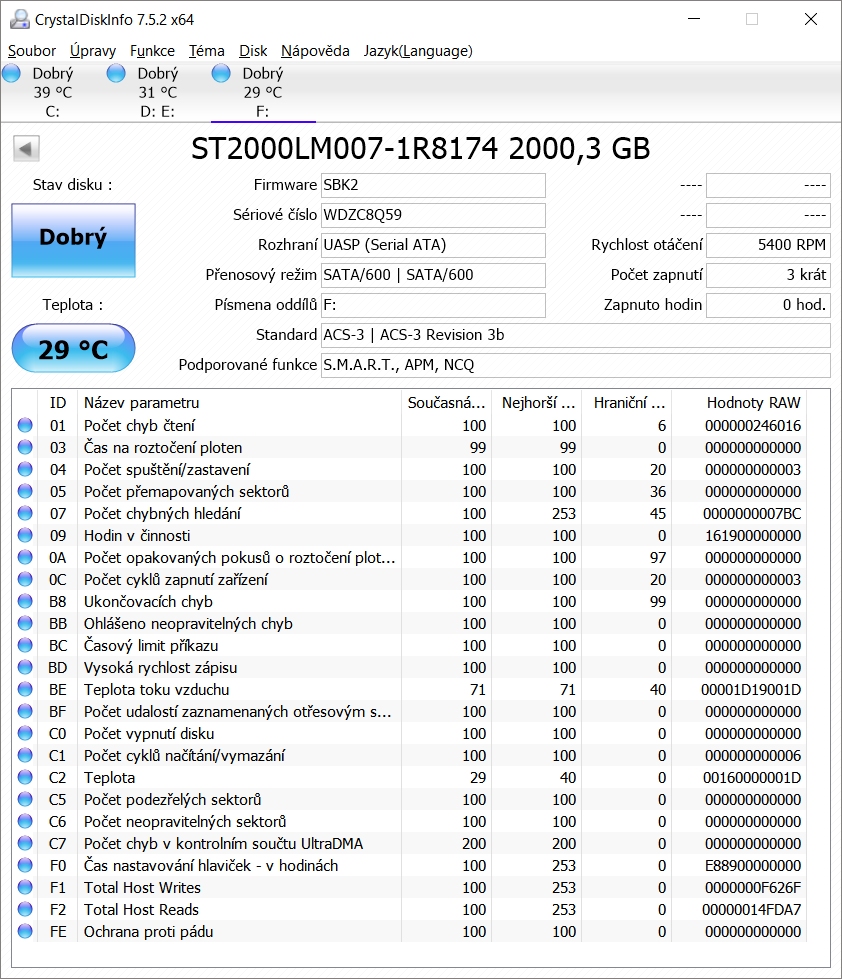 Test deseti 2TB USB disků na stůl, do kapsy a na cesty 