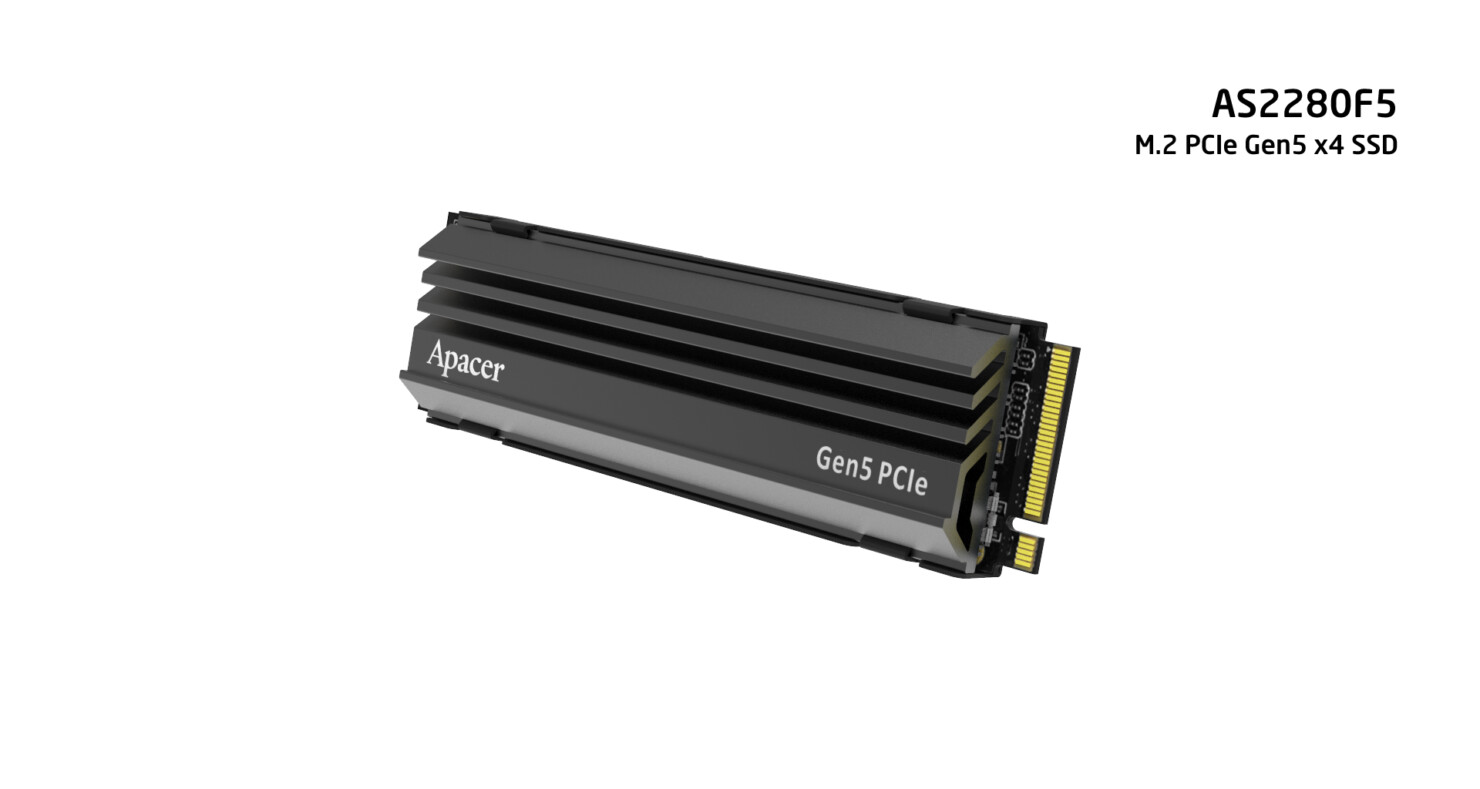 První PCIe Gen. 5 SSD je na světě, mají ho na starosti Apacer a Zadak